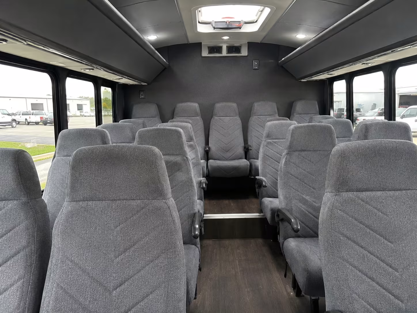 18 passenger minibus inside