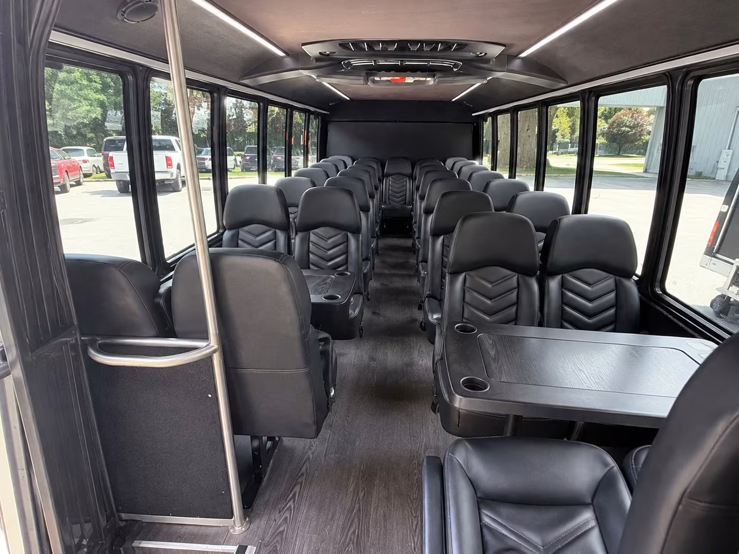 18 passenger minibus interior