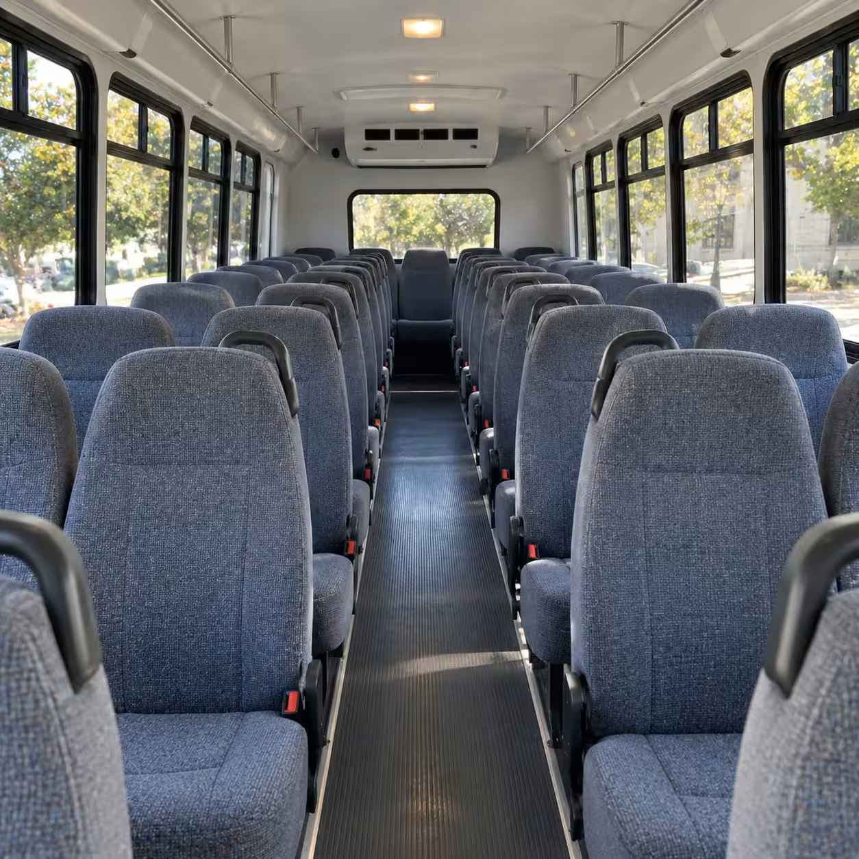 25 passenger minibus interior