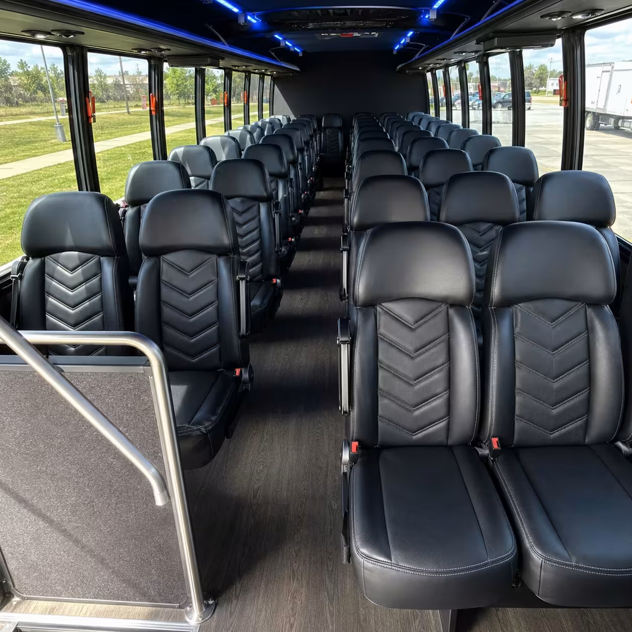 35 passenger minibus inside