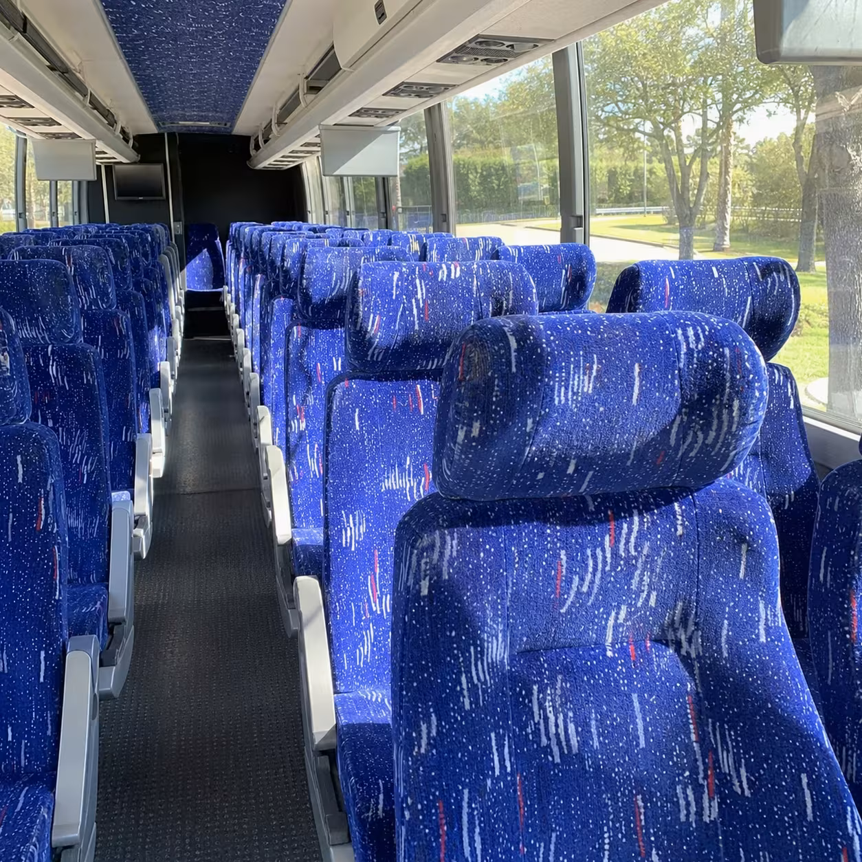 buckeye charter bus interior