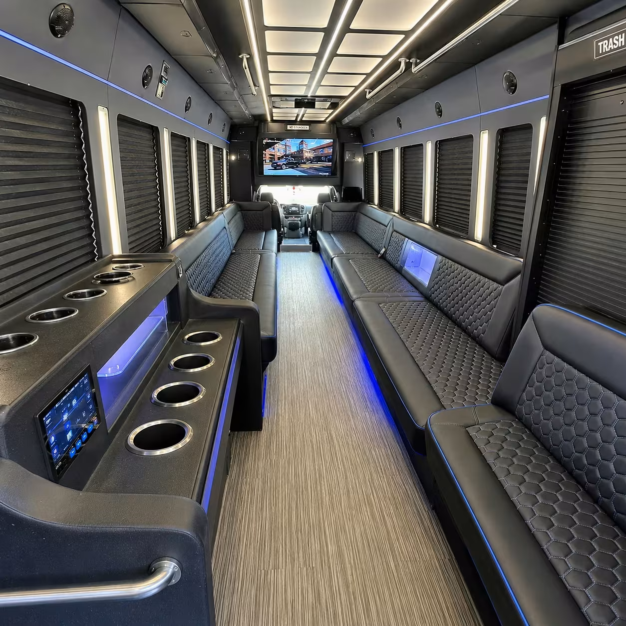 party bus interior