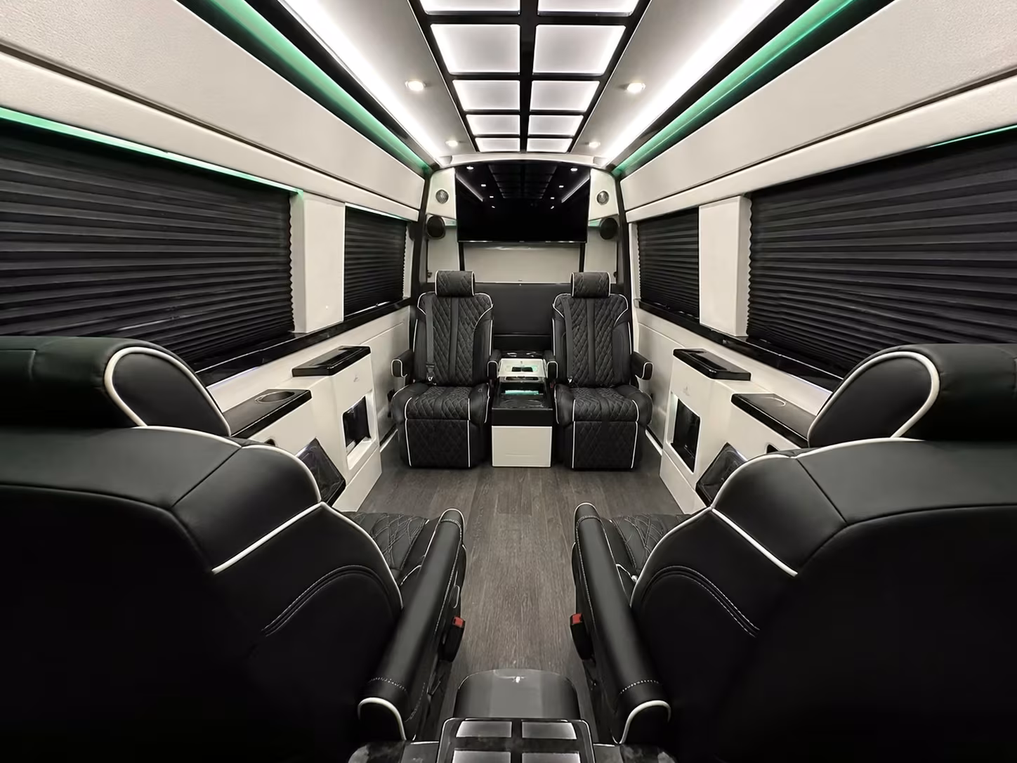 sprinter van with driver interior